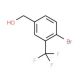 4-Bromo-3-(trifluoromethyl)benzyl alcohol (CAS 957207-09-9) - chemical structure image