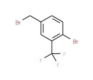 4-Bromo-3-(trifluoromethyl)benzyl bromide (CAS 1159512-68-1) - chemical structure image