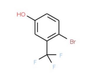 4-Bromo-3-(trifluoromethyl)phenol (CAS 320-49-0) - chemical structure image