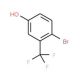 4-Bromo-3-(trifluoromethyl)phenol (CAS 320-49-0) - chemical structure image