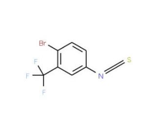4-Bromo-3-trifluoromethylphenylisothiocyanate (CAS 948294-47-1) - chemical structure image