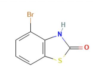 4-Bromo-3H-benzothiazol-2-one (CAS 73443-85-3) - chemical structure image