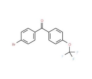 4-Bromo-4&prime;-(trifluoromethoxy)benzophenone (CAS 34367-36-7) - chemical structure image