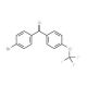 4-Bromo-4′-(trifluoromethoxy)benzophenone (CAS 34367-36-7) - chemical structure image