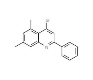 4-Bromo-5,7-dimethyl-2-phenylquinoline (CAS 1189106-01-1) - chemical structure image