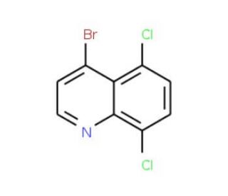 4-Bromo-5,8-dichloroquinoline (CAS 1070879-38-7) - chemical structure image