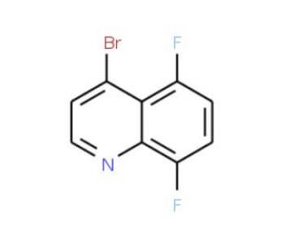 4-Bromo-5,8-difluoroquinoline (CAS 1189106-41-9) - chemical structure image
