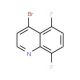 4-Bromo-5,8-difluoroquinoline (CAS 1189106-41-9) - chemical structure image