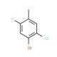 4-Bromo-5-chloro-2-fluorotoluene (CAS 201849-17-4) - chemical structure image