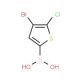 4-Bromo-5-chlorothiophene-2-boronic acid (CAS 1150114-72-9) - chemical structure image