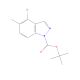 4-Bromo-5-methyl-1H-indazole, N1-BOC protected (CAS 926922-41-0) - chemical structure image