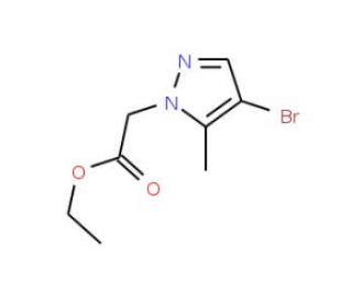 (4-Bromo-5-methyl-pyrazol-1-yl)-acetic acid ethyl ester - chemical structure image