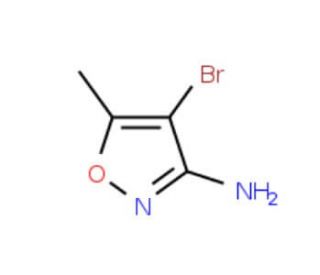 4-bromo-5-methylisoxazol-3-amine (CAS 5819-40-9) - chemical structure image