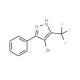 4-Bromo-5-phenyl-3-(trifluoromethyl)pyrazole (CAS 230295-07-5) - chemical structure image