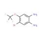 4-Bromo-5-(trifluoromethoxy)benzene-1,2-diamine - chemical structure image