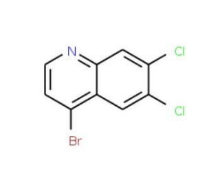 4-Bromo-6,7-dichloroquinoline (CAS 1070879-39-8) - chemical structure image