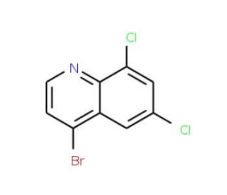 4-Bromo-6,8-dichloroquinoline (CAS 35478-81-0) - chemical structure image