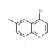 4-Bromo-6,8-dimethylquinoline (CAS 1070879-36-5) - chemical structure image
