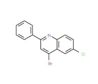 4-Bromo-6-chloro-2-phenylquinoline (CAS 1189105-92-7) - chemical structure image