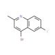 4-Bromo-6-fluoro-2-methylquinoline (CAS 1070879-47-8) - chemical structure image