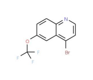 4-Bromo-6-trifluoromethoxyquinoline (CAS 1189105-68-7) - chemical structure image