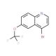 4-Bromo-6-trifluoromethoxyquinoline (CAS 1189105-68-7) - chemical structure image