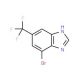 4-Bromo-6-(trifluoromethyl)-1H-benzimidazole (CAS 175135-14-5) - chemical structure image