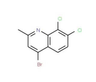 4-Bromo-7,8-dichloro-2-methylquinoline (CAS 1070879-66-1) - chemical structure image