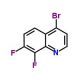 4-Bromo-7,8-difluoroquinoline (CAS 1189106-43-1) - chemical structure image