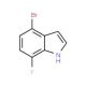 4-Bromo-7-fluoroindole (CAS 883500-66-1) - chemical structure image