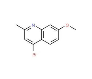 4-Bromo-7-methoxy-2-methylquinoline (CAS 651042-71-6) - chemical structure image