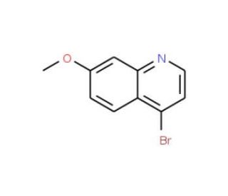 4-Bromo-7-methoxyquinoline (CAS 1070879-27-4) - chemical structure image