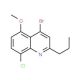 4-Bromo-8-chloro-5-methoxy-2-propylquinoline (CAS 1189105-76-7) - chemical structure image