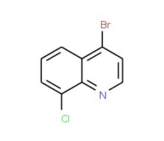 4-Bromo-8-chloroquinoline (CAS 927800-40-6) - chemical structure image
