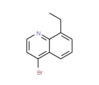 4-Bromo-8-ethylquinoline (CAS 1070879-26-3) - chemical structure image