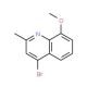 4-Bromo-8-methoxy-2-methylquinoline (CAS 927800-62-2) - chemical structure image