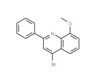 4-Bromo-8-methoxy-2-phenylquinoline (CAS 1189105-99-4) - chemical structure image