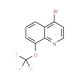 4-Bromo-8-trifluoromethoxyquinoline (CAS 1189105-60-9) - chemical structure image