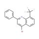4-Bromo-8-trifluoromethyl-2-phenylquinoline (CAS 1189105-98-3) - chemical structure image