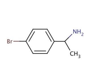 4-Bromo-&alpha;-methylbenzylamine (CAS 24358-62-1) - chemical structure image