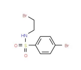 4-Bromo-N-(2-bromo-ethyl)-benzenesulfonamide - chemical structure image
