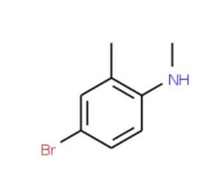4-bromo-N,2-dimethylaniline (CAS 59557-89-0) - chemical structure image