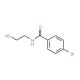 4-Bromo-N-(2-hydroxyethyl)benzenecarboxamide (CAS 57728-67-3) - chemical structure image