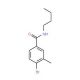 4-Bromo-N-butyl-3-methylbenzamide (CAS 1065073-96-2) - chemical structure image