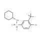 4-Bromo-N-cyclohexyl-3-(trifluoromethyl)benzenesulfonamide (CAS 1020253-02-4) - chemical structure image