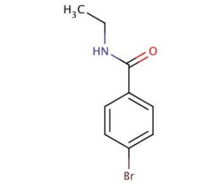 4-Bromo-N-ethylbenzamide (CAS 41882-25-1) - chemical structure image