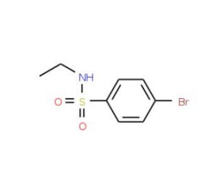 4-Bromo-N-ethylbenzenesulphonamide (CAS 1984-25-4) - chemical structure image