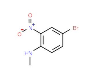 4-Bromo-N-methyl-2-nitroaniline (CAS 53484-26-7) - chemical structure image