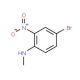 4-Bromo-N-methyl-2-nitroaniline (CAS 53484-26-7) - chemical structure image