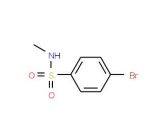 4-Bromo-N-methylbenzenesulfonamide (CAS 703-12-8) - chemical structure image